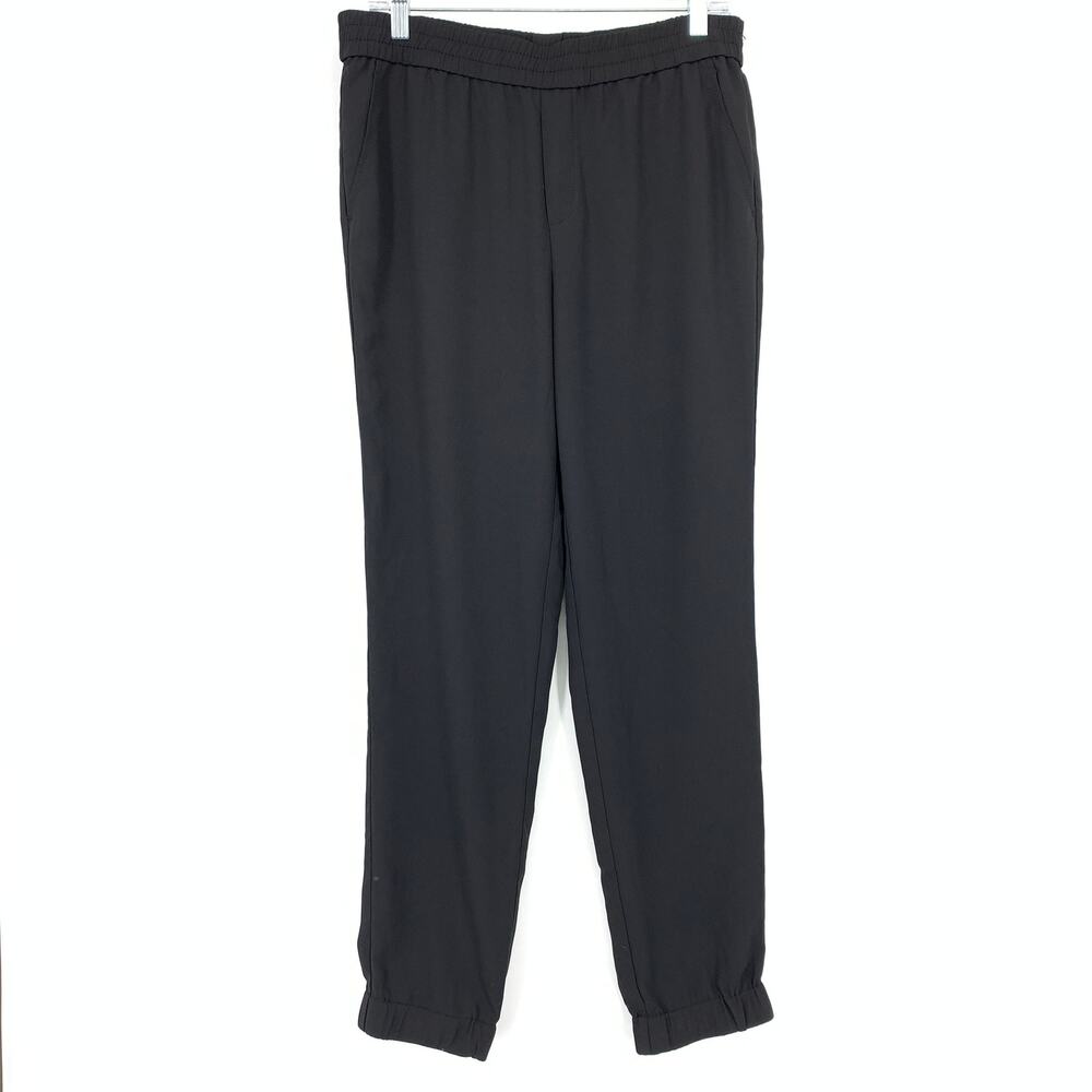 Banana Republic Pull On Tapered Leg Jogger Pants Womens Size 8 Black NEW